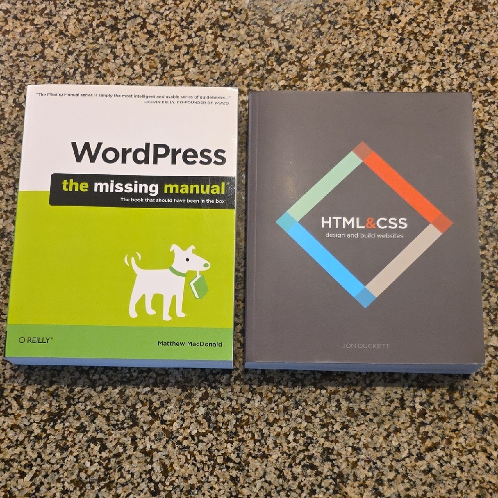 WordPress and HTML & CSS Books Set